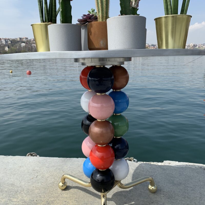 Dining Table (Ø 80 cm) — Triple Support