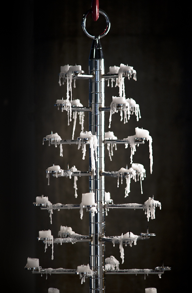 Candle Metal Tree